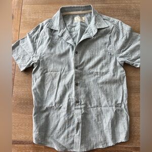 Purnell Blue Button-Down Work Wear shirt